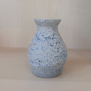 Small Blue Speckle Vase