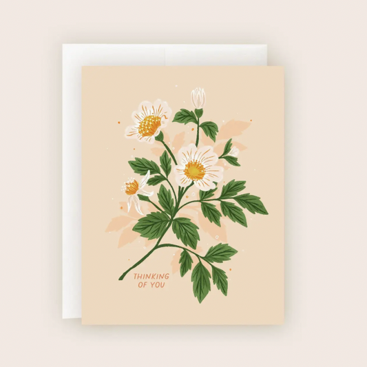 Thinking of You Botanical Sympathy Card