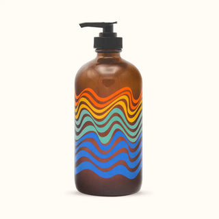 Mind and Body Wash Refillable 16oz Glass (Break Water)