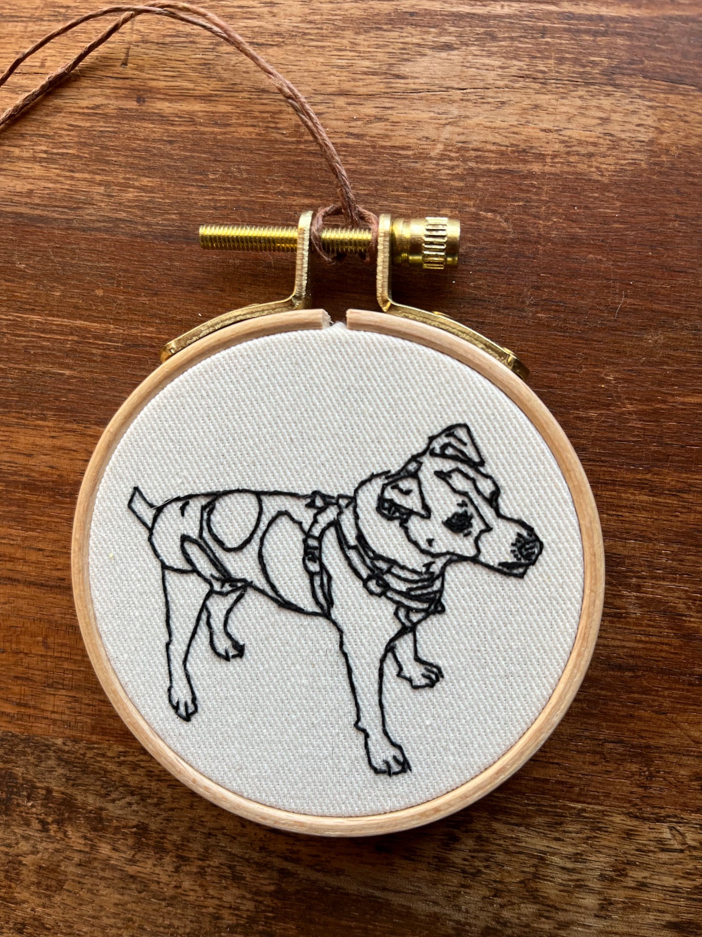 Pet Portrait Embroidery Class With Hannah Lamar Studio